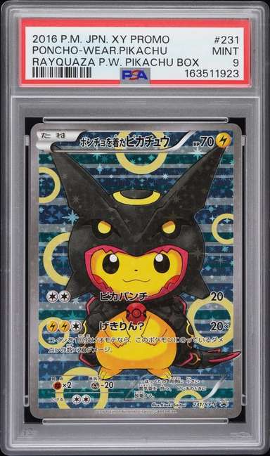 Poncho-wearing Pikachu