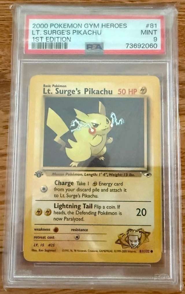 Lt. Surge's Pikachu