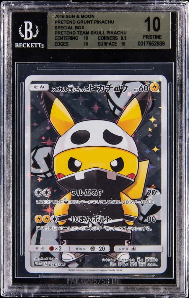 Pretend Team Skull Pikachu