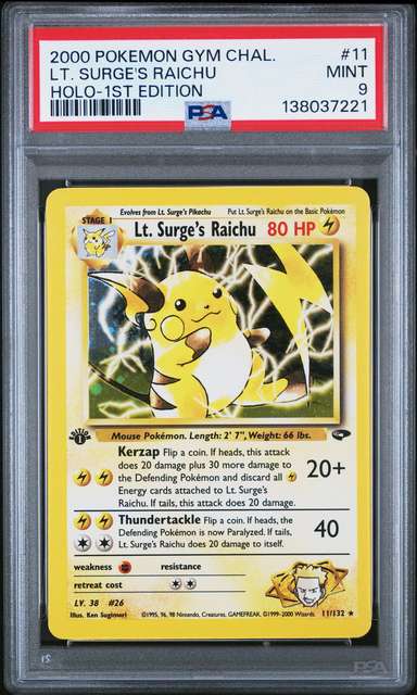 Lt. Surge's Raichu