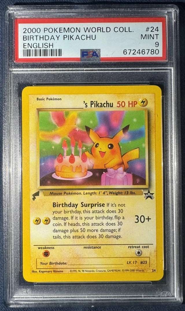 BIRTHDAY PIKACHU
