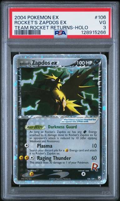 Rocket's Zapdos EX