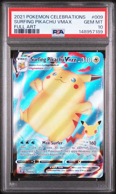 Surfing Pikachu VMAX