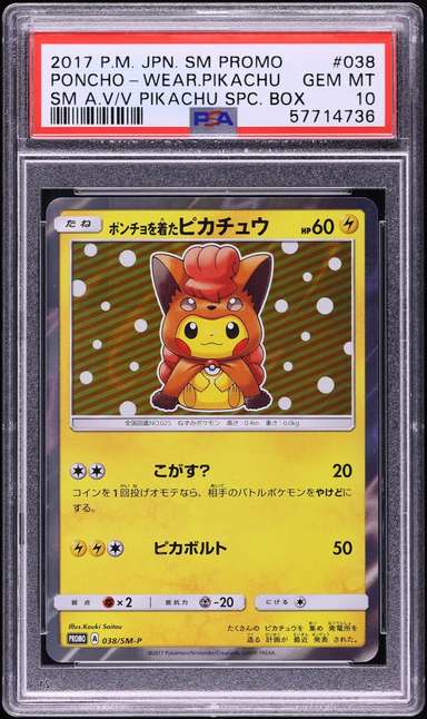Poncho-Wearing Pikachu