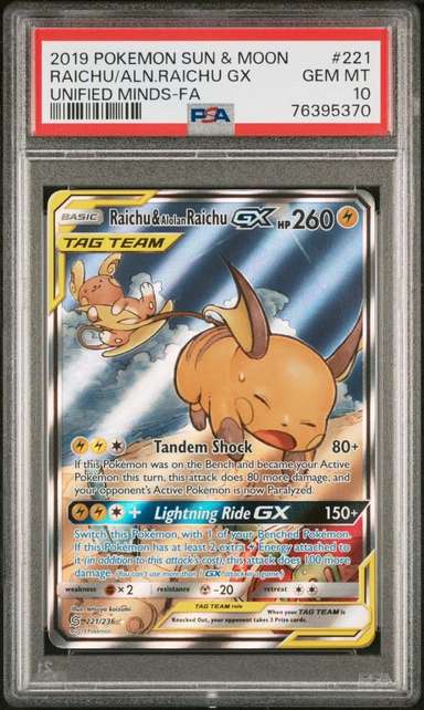 Raichu & Alolan Raichu GX
