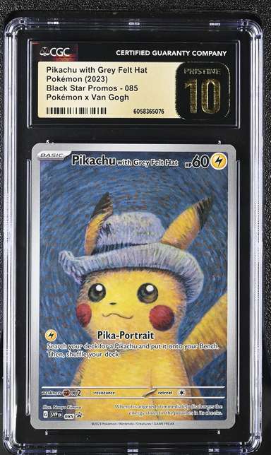 Pikachu/Grey Felt Hat