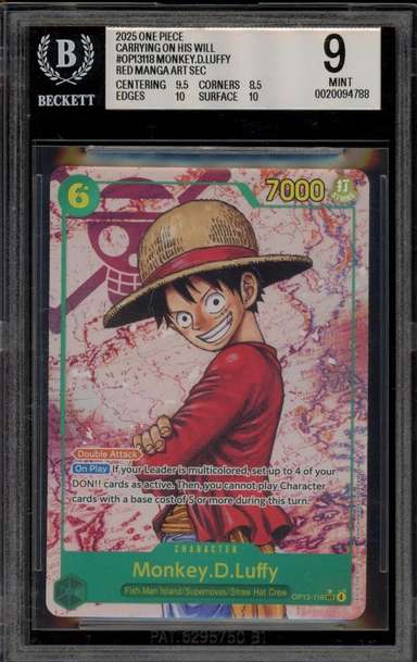 Monkey.D.Luffy RED MANGA ART SEC
