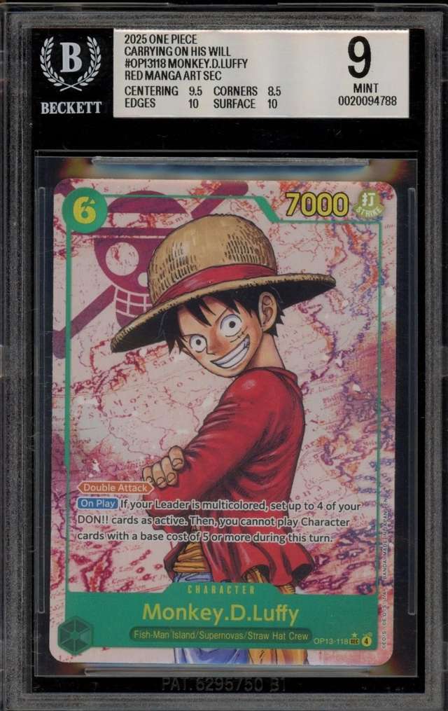Monkey.D.Luffy RED MANGA ART SEC