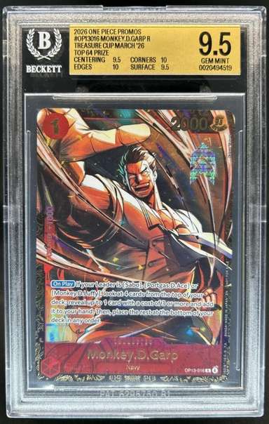 Monkey.D.Garp R/(Treasure Cup March '26 Top 64 Prize)