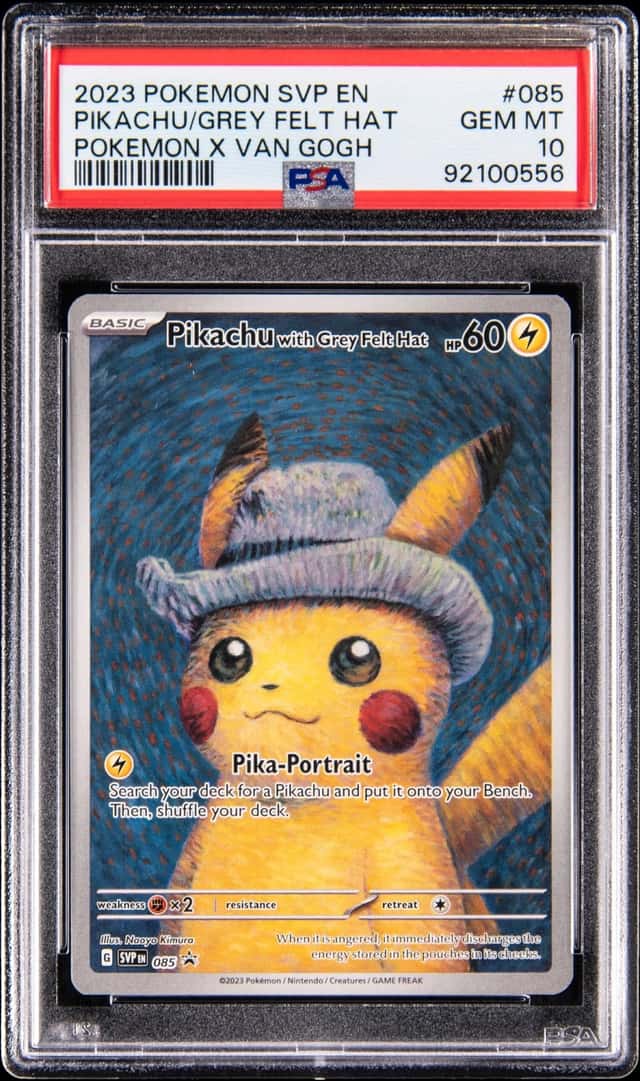 Pikachu/Grey Felt Hat