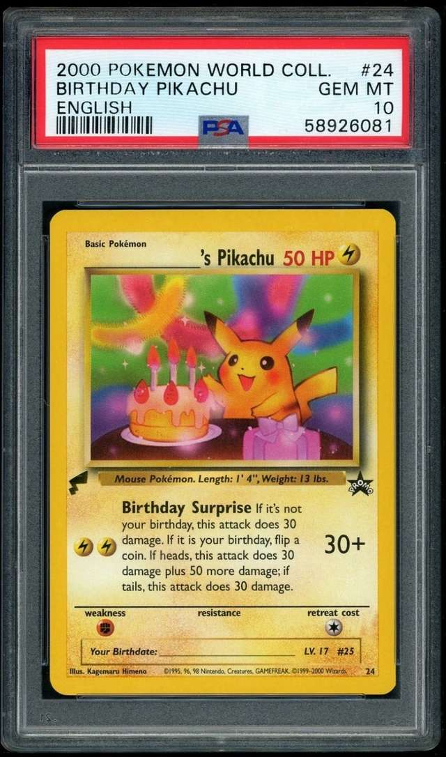 BIRTHDAY PIKACHU