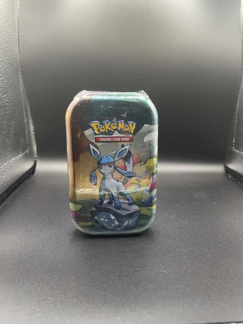 Prismatic Evolutions Glaceon Mini Tin tin