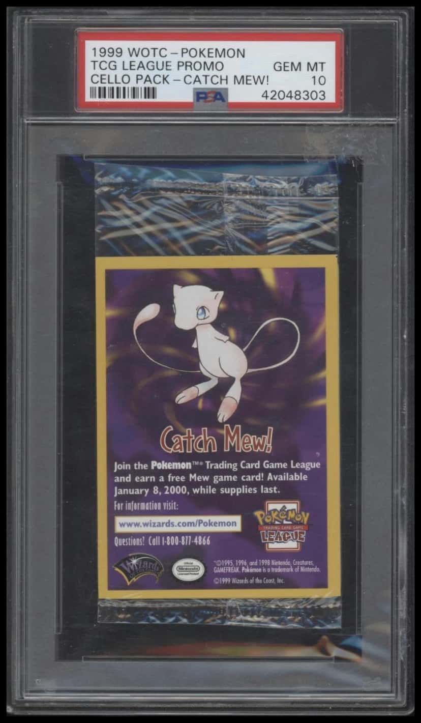 Catch Mew League Promo Cello Pack booster pack [graded]