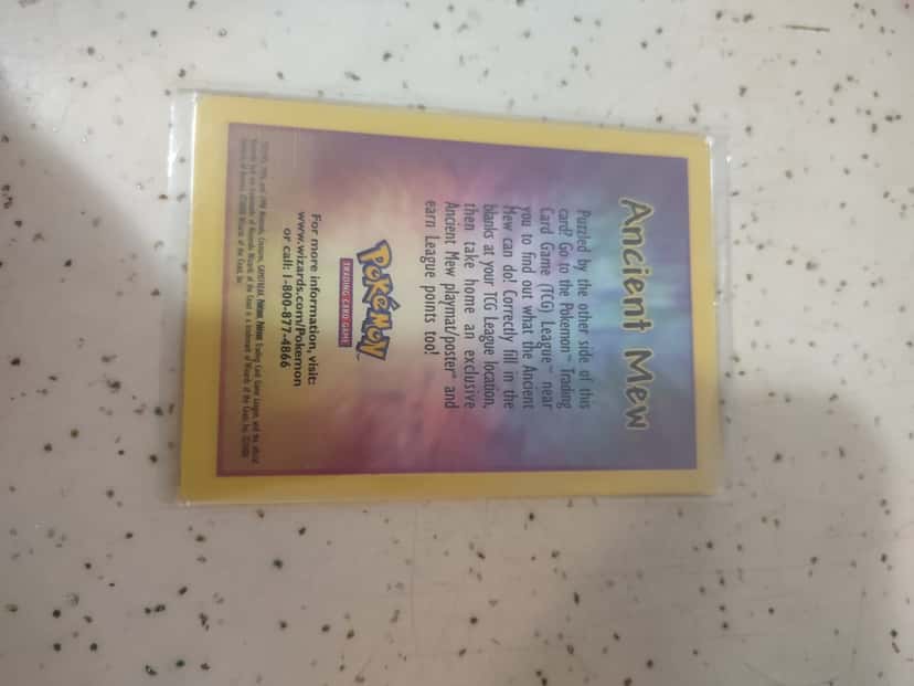 Movie Promo Ancient Mew sealed promo card