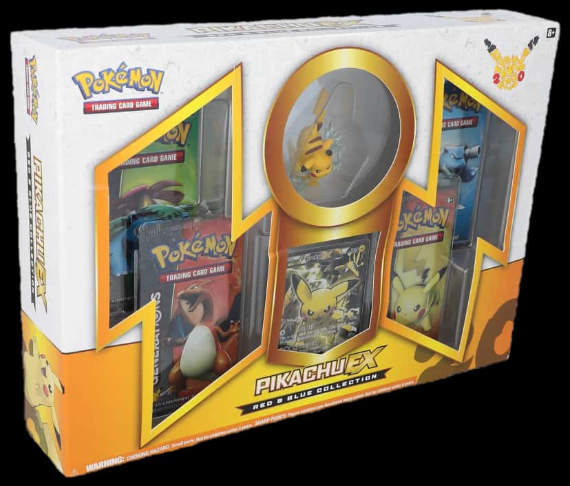 Generations Pikachu Red & Blue Collection collection box