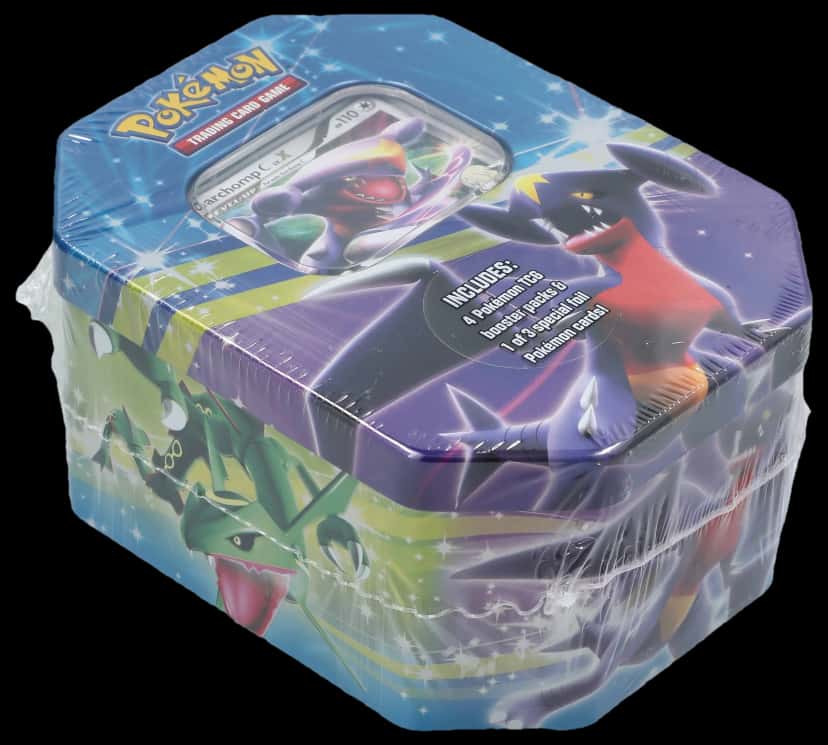 Pokemon Diamond & Pearl Garchomp C Lvx Collectors Tin tin