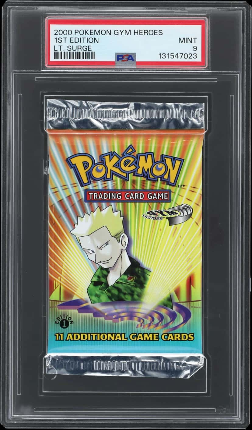 Gym Heroes booster pack [1st_edition] [graded]