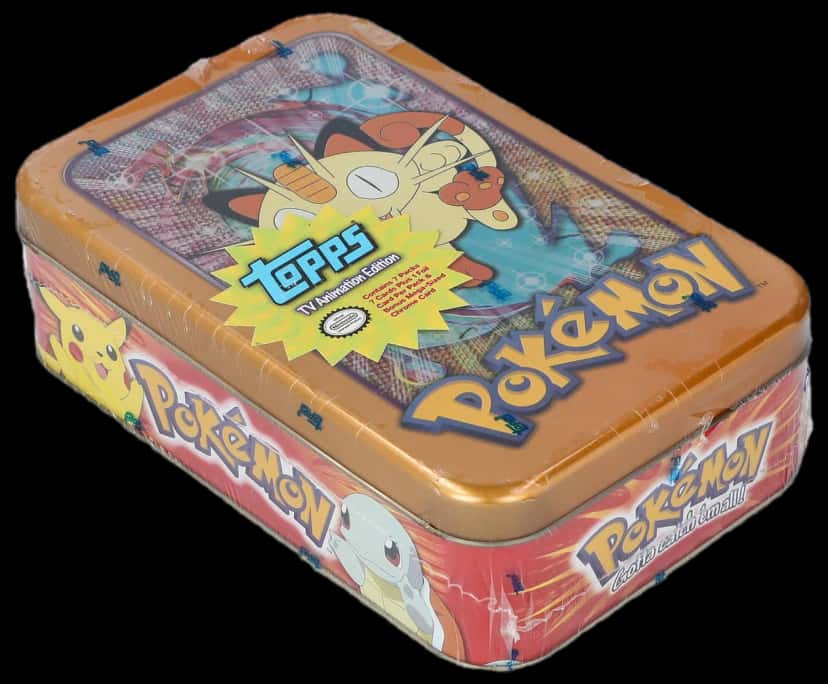 Topps Pokemon Tv Animation Edition Meowth Tin tin