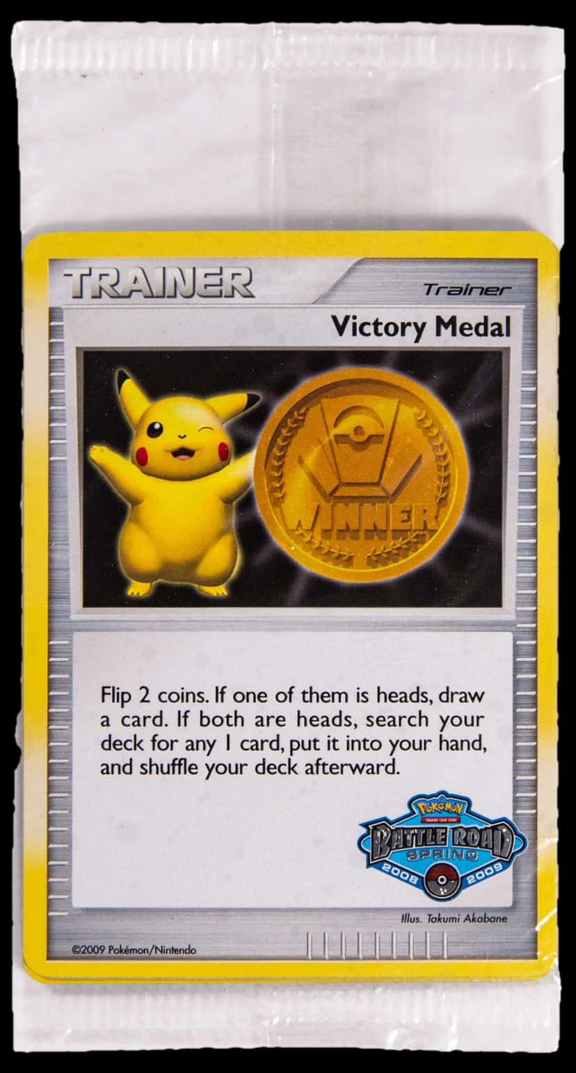 Battle Road Spring Victory Medal sealed promo card
