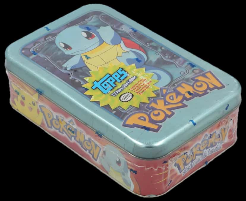 Series 1 Topps Tv Animation Edition Squirtle Tin tin