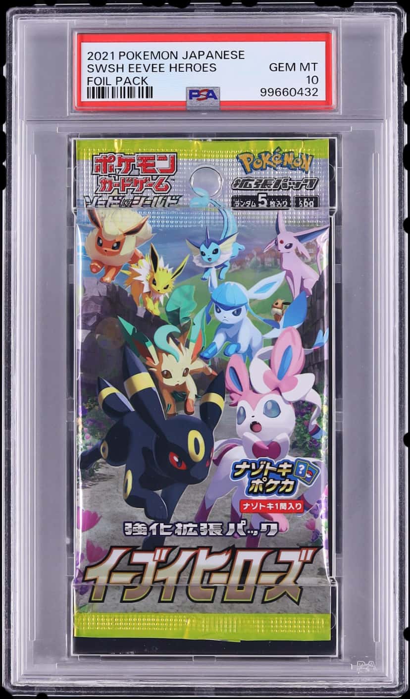 Eevee Heroes booster pack [ja] [graded]