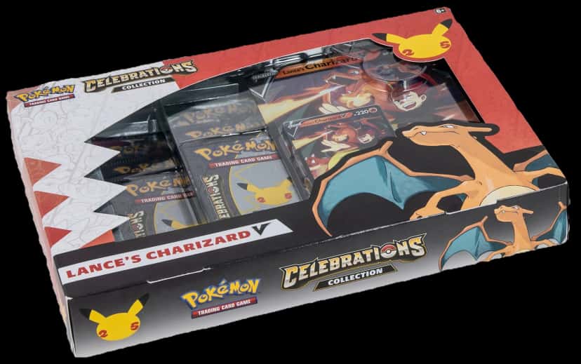 Celebrations Lances Charizard V Collection collection box