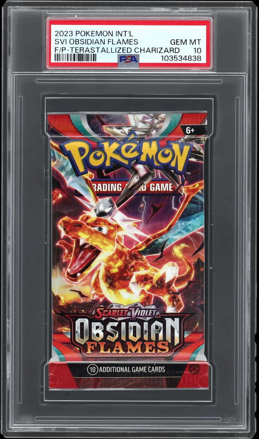 Obsidian Flames booster pack [graded]