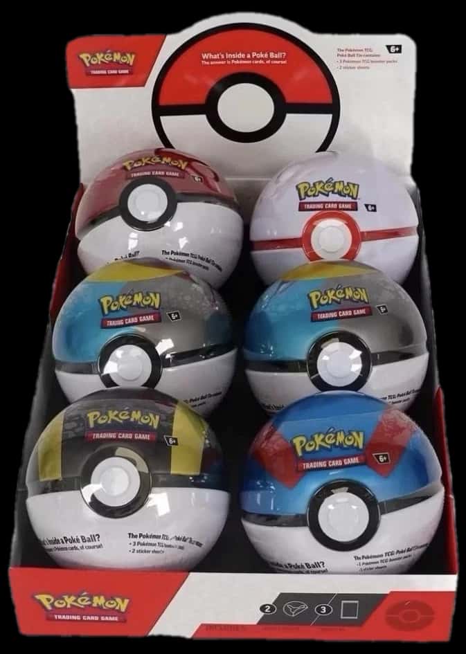 Poke Ball Tin Display tin