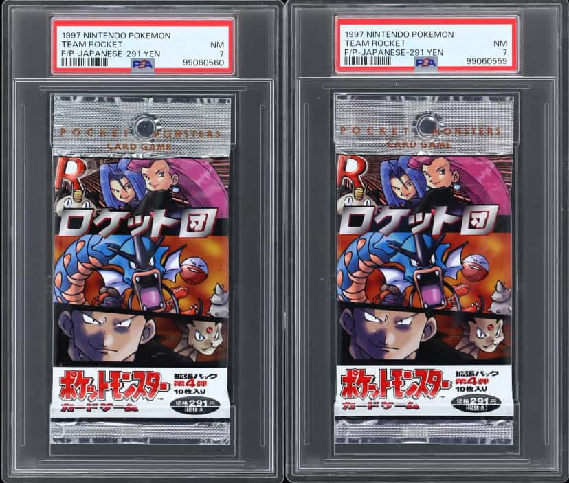 Team Rocket booster pack [ja] [graded]