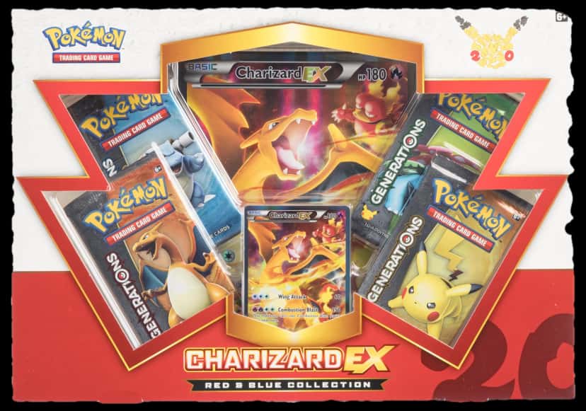 Generations Charizard Red & Blue Collection collection box