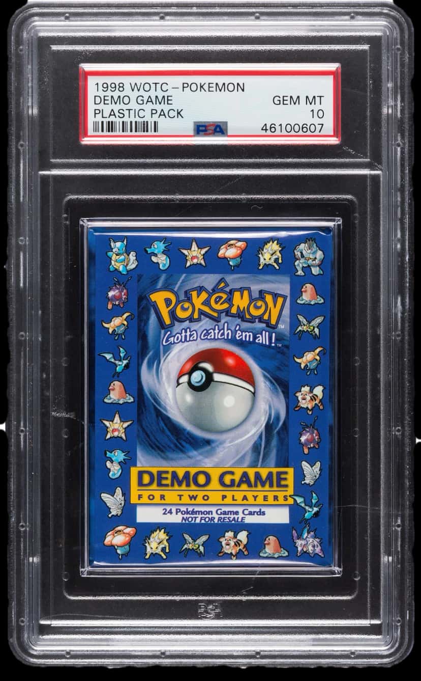 1998 Wotc Pokemon Demo Game Pack booster pack [graded]