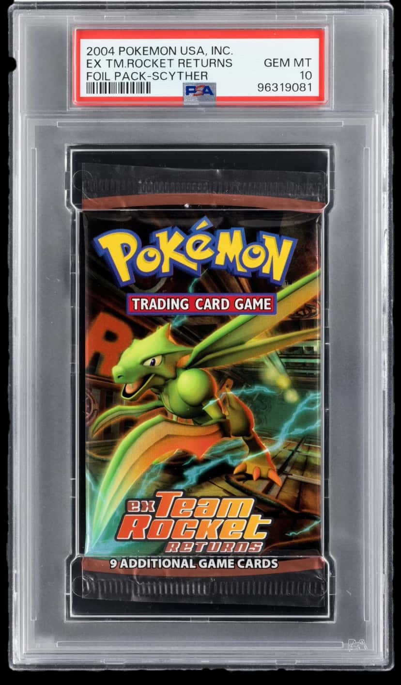 Ex Team Rocket Returns booster pack [graded]