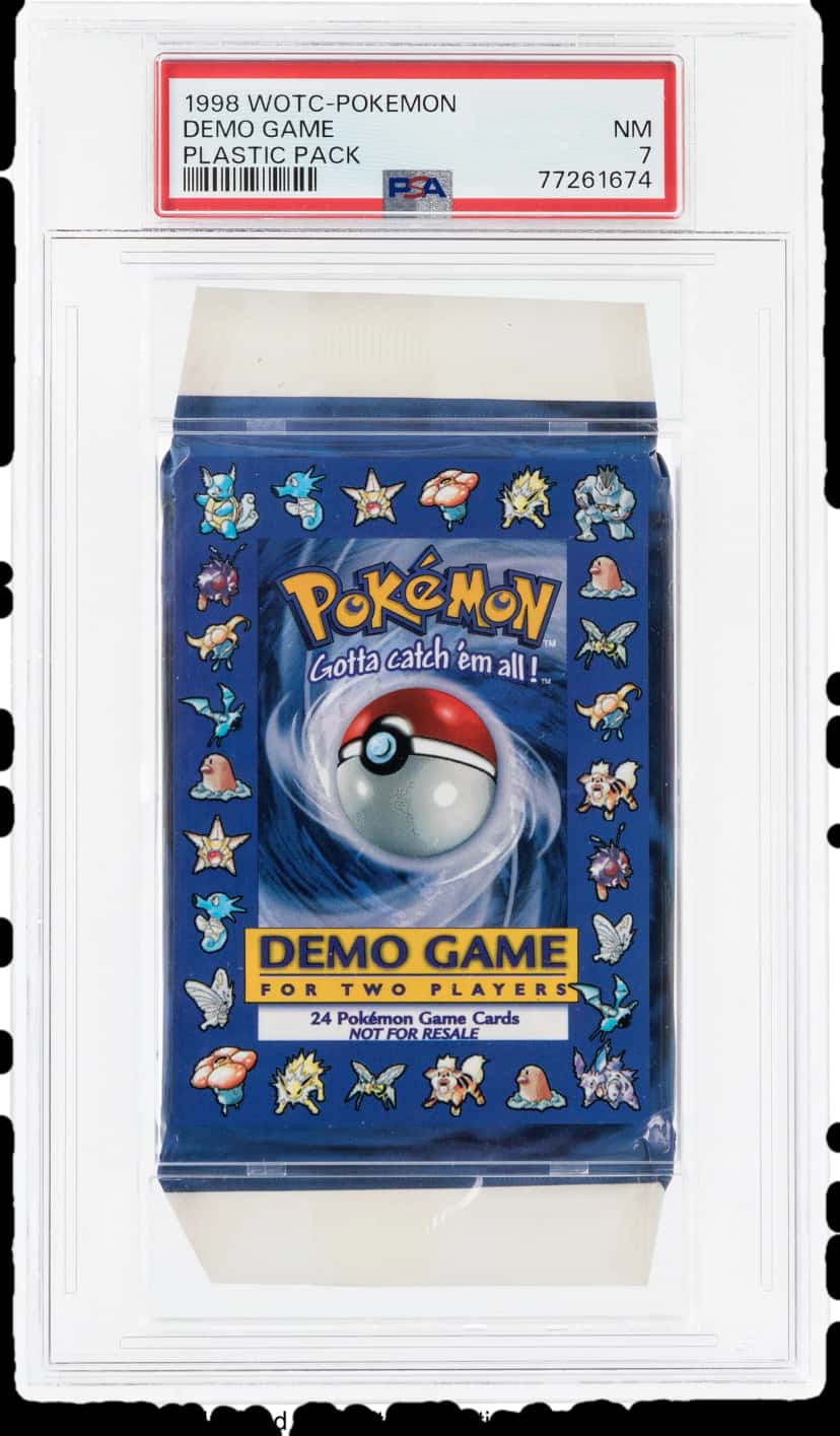 1998 Pokemon Demo Game Plastic Pack booster pack [graded]