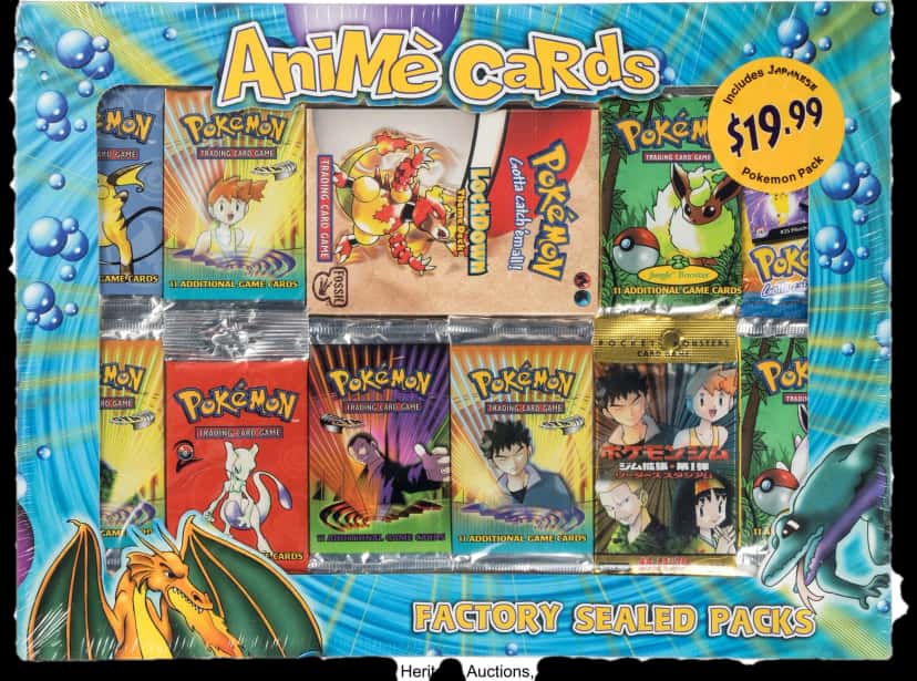 Anime Cards Factory Sealed Packs Box collection box