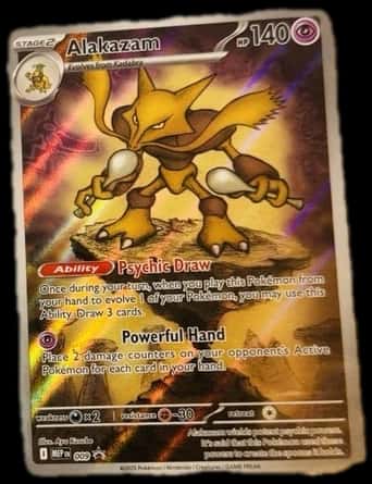 Mega Evolution Alakazam Promo sealed promo card [pokemon_center]
