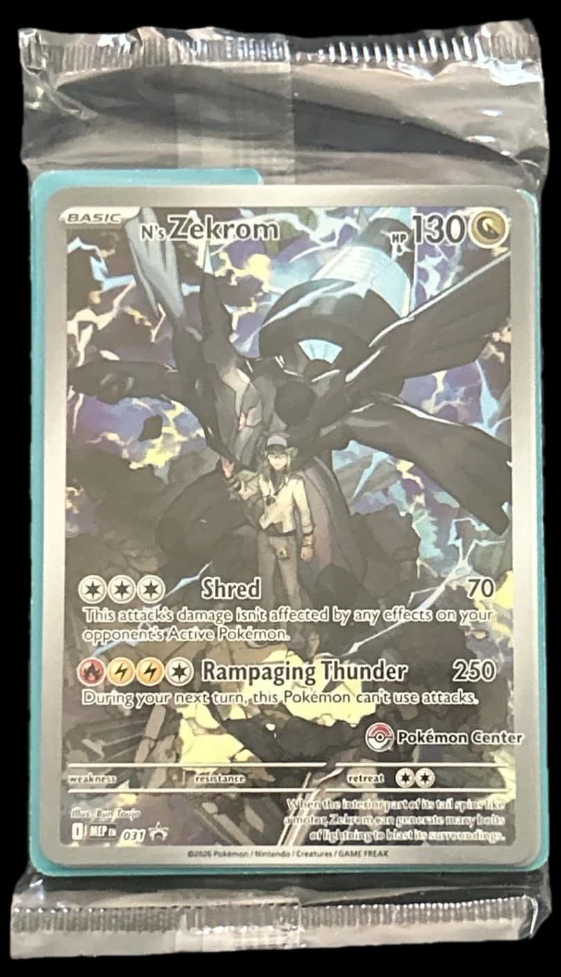 Ns Zekrom 031 Promo sealed promo card [pokemon_center]