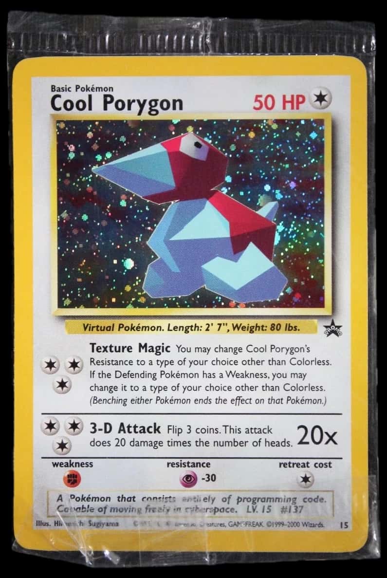 Wizards Black Star Promos Cool Porygon sealed promo card