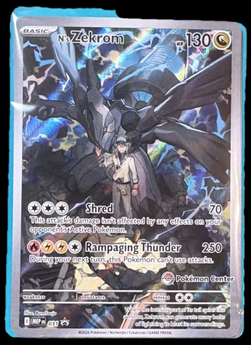Ascended Heroes Ns Zekrom Promo sealed promo card [pokemon_center]