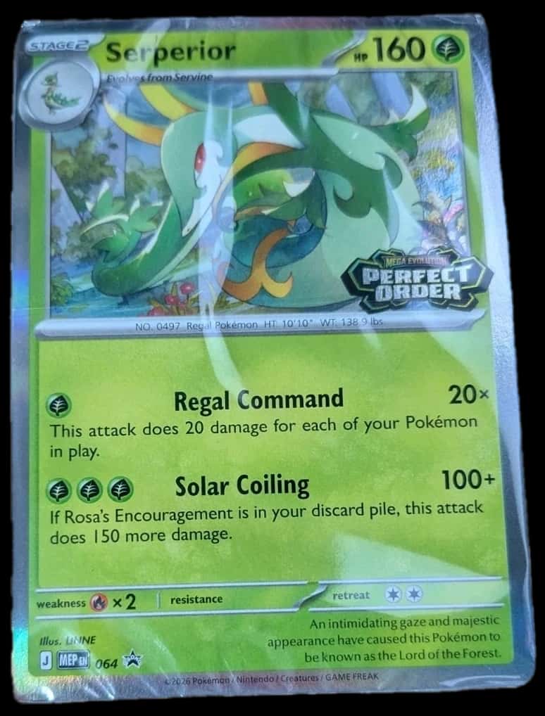Perfect Order sealed promo card
