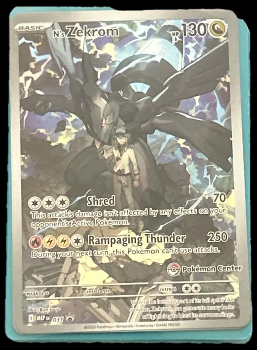 Promos Ns Zekrom sealed promo card [pokemon_center]