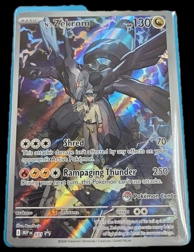 Pokemon Center Promo Ns Zekrom Promo sealed promo card [pokemon_center]