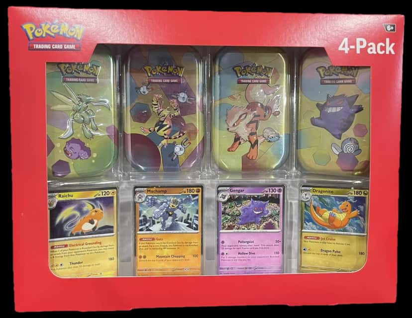 4 Mini Tin 4 Promo Cards Bundle collection box [sams_club]