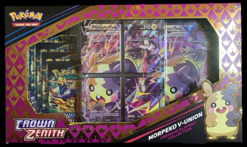 Crown Zenith Morpeko V Union Premium Playmat Collection collection box