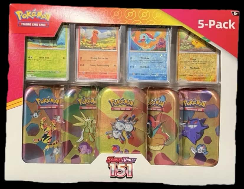 151 Mini Tin Display collection box [costco]