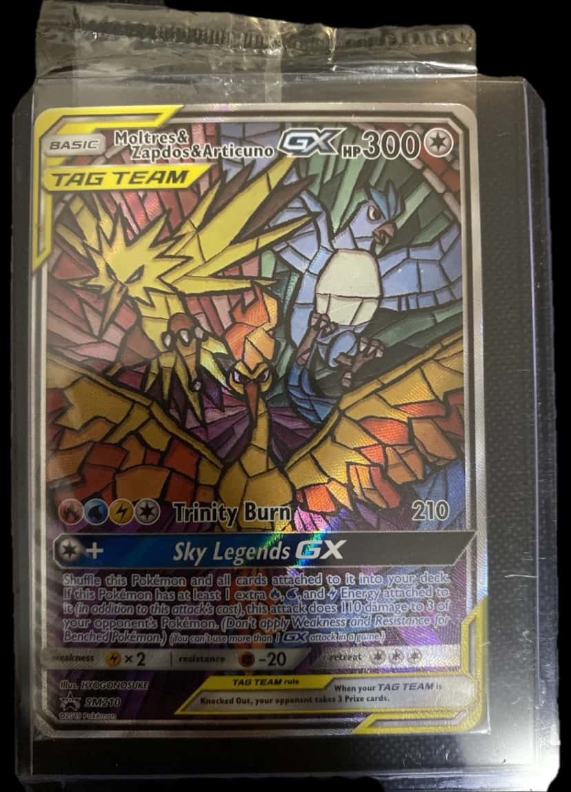 Black Star Promos Moltres & Zapdos & Articuno Sm210 sealed promo card