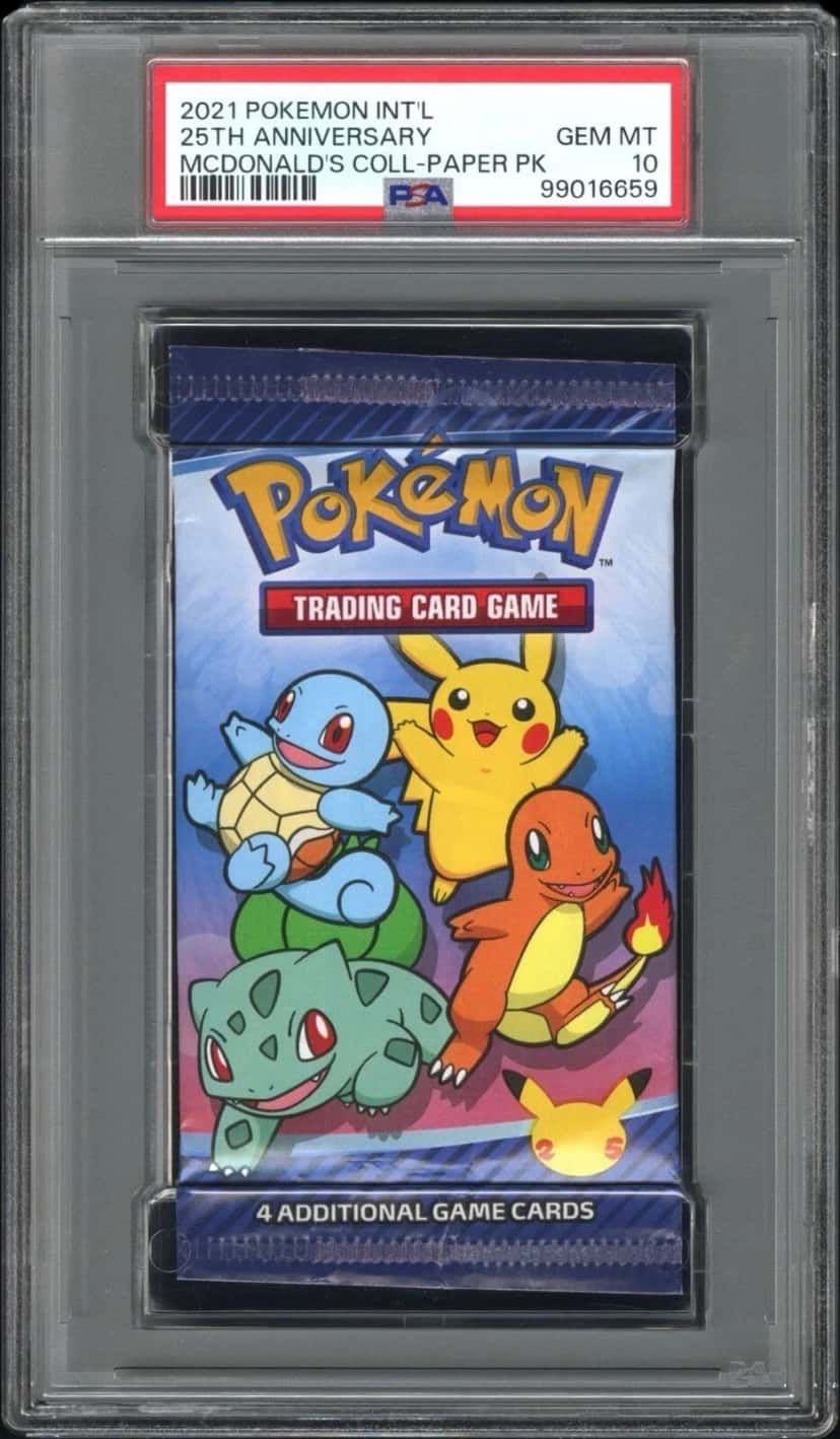 25Th Anniversary Mcdonalds Collection booster pack [graded]