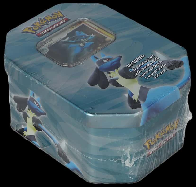 Pokemon Diamond & Pearl Lucario Collectors Tin tin