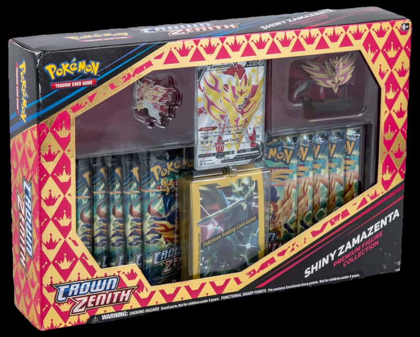 Crown Zenith Shiny Zamazenta Premium Figure Collection collection box