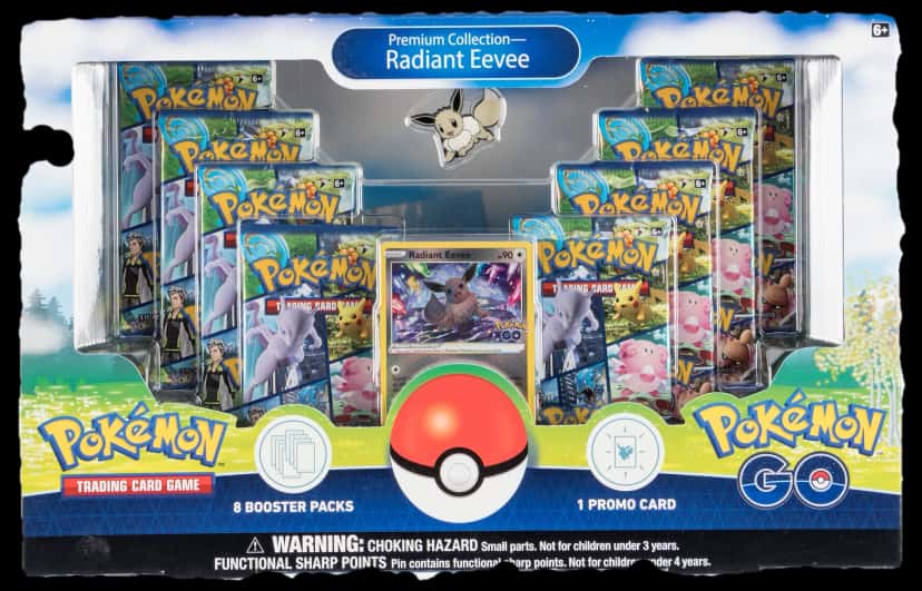 Pokemon Go Radiant Eevee Premium Collection collection box