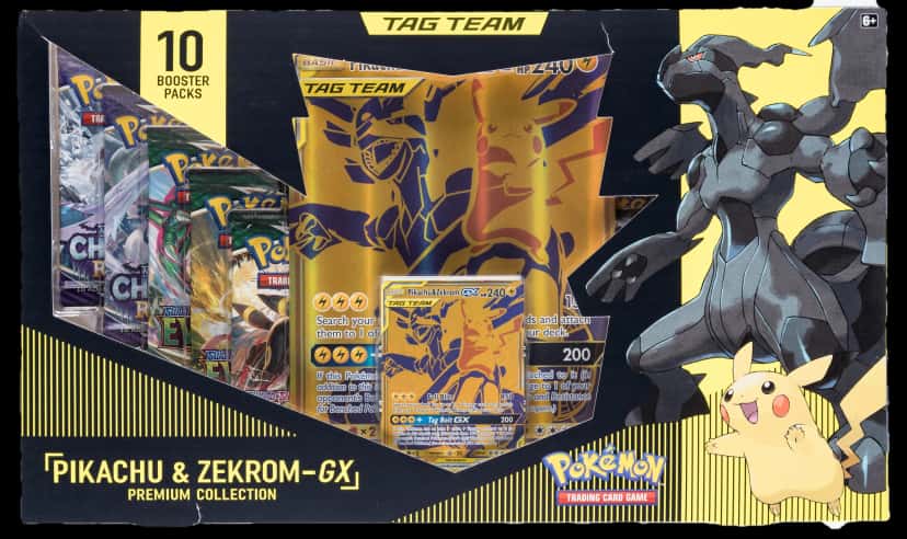 Pikachu & Zekrom Premium Collection collection box